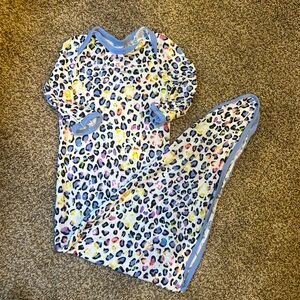 Little Sleepies Leopard Love Gown
